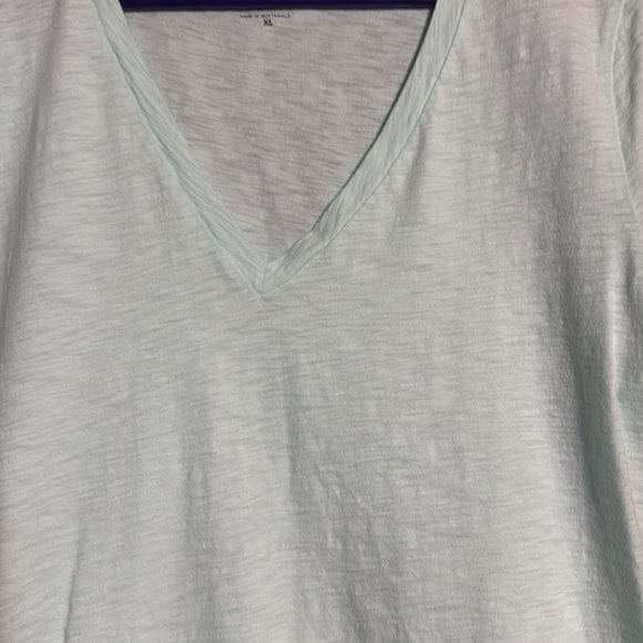 J CREW light blue xl slub cotton tee - Picture 4 of 4